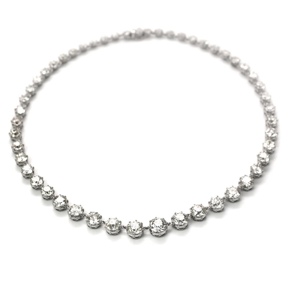 Platinum 51.08 Ct. Diamond Necklace