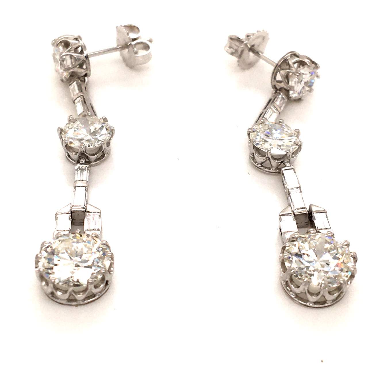 8.70 Ct Diamond Earrings