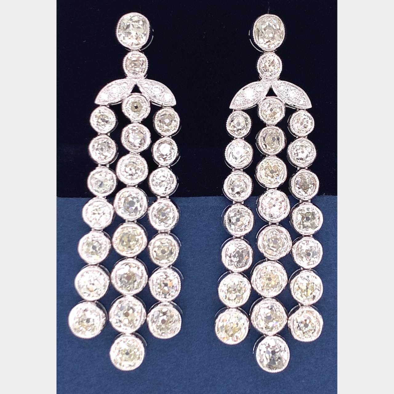 20.11 Ct Diamond Chandelier Earrings