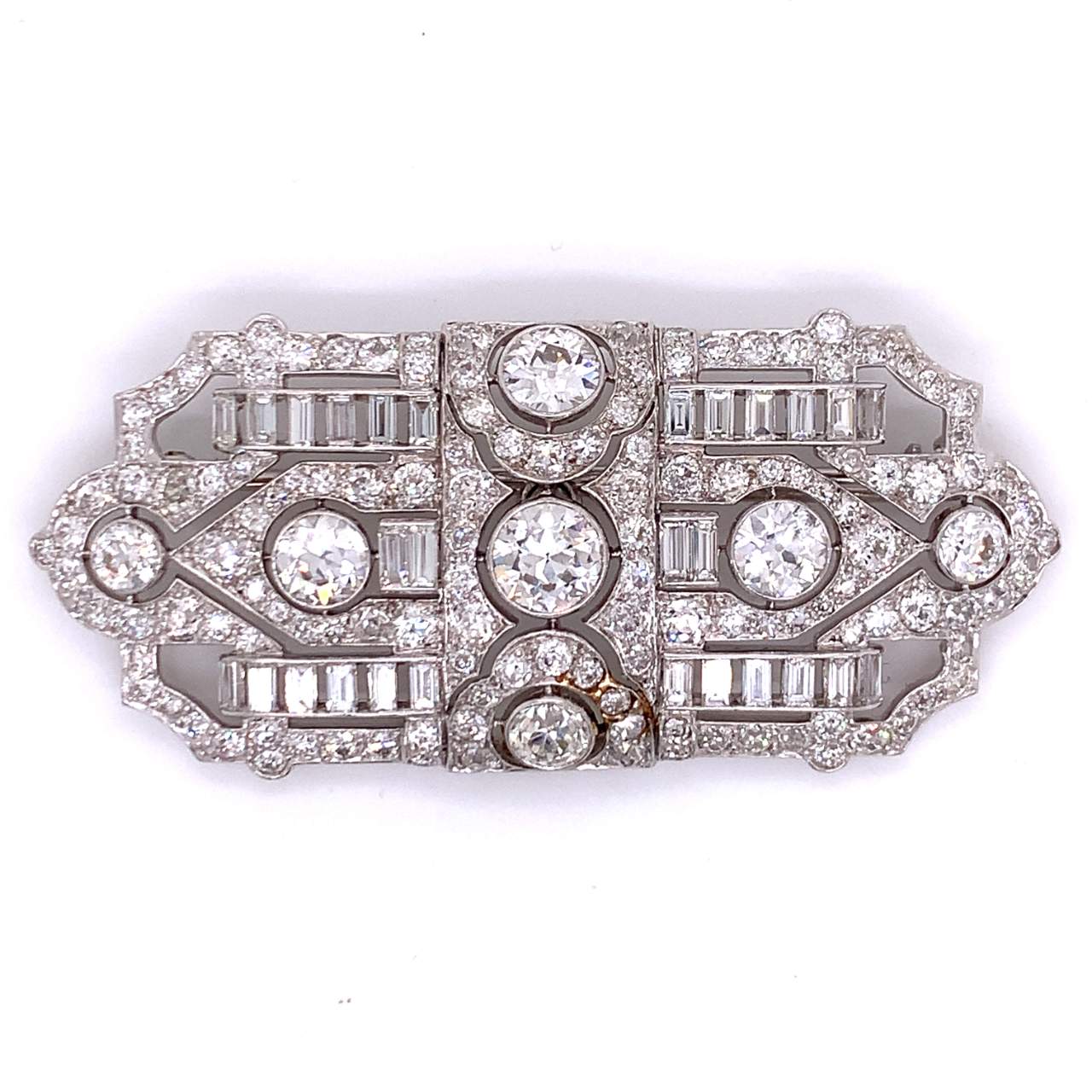 14.55 Ct Diamond Brooch