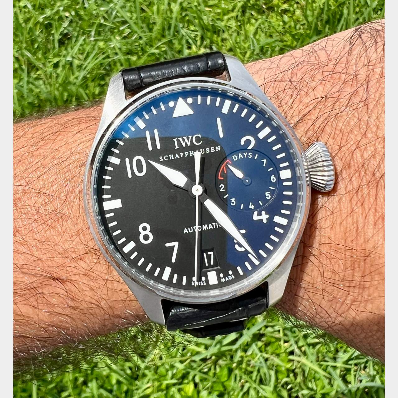 IWC Schaffhausen Stainless Steel Big Pilot Watch