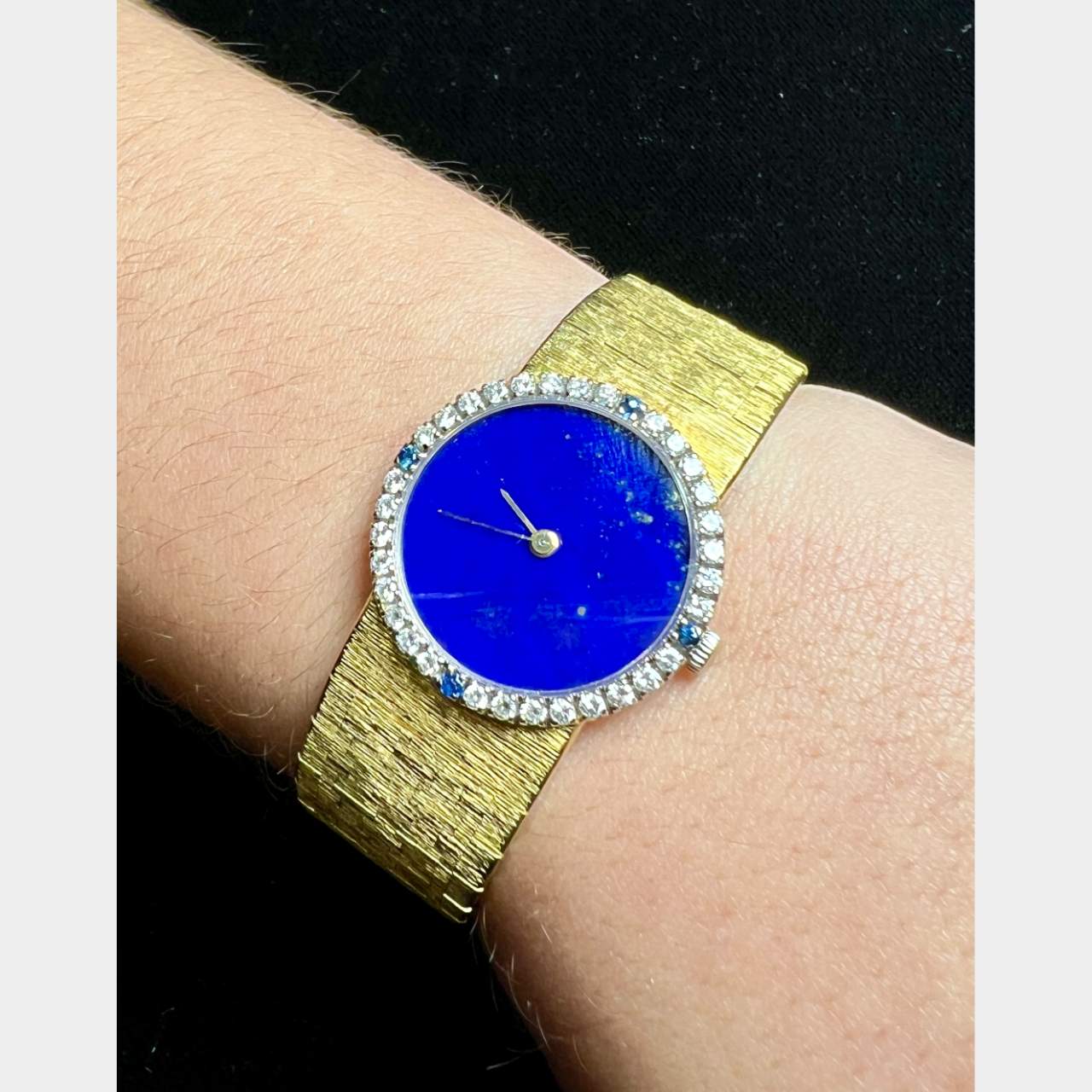 Piaget 18K Yellow Gold Lapis Lazuli Watch