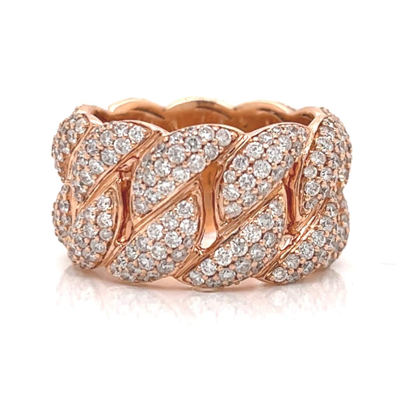 14K Rose Gold Diamond Ring
