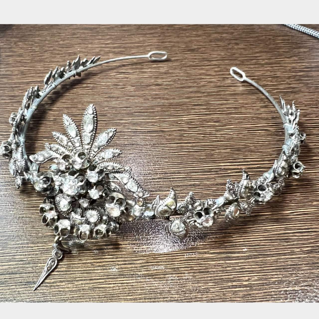 Victorian Silver Diamond Tiara