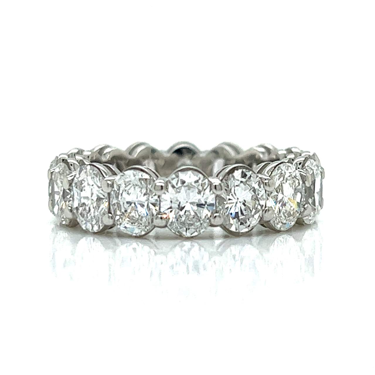 Platinum 8.10 Ct. Diamond Eternity Band