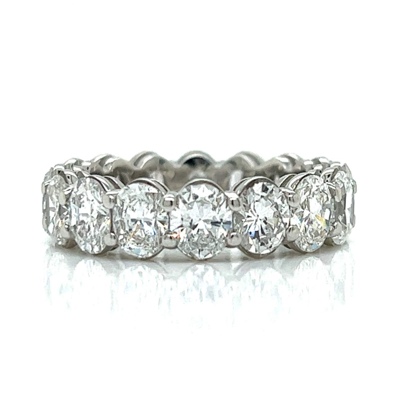 Platinum 6.90 Ct. Diamond Eternity Band