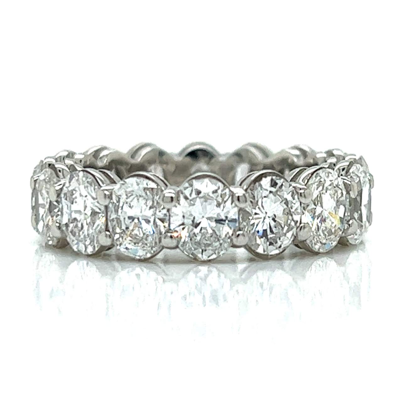 Platinum 7.30 Ct. Diamond Eternity Ring