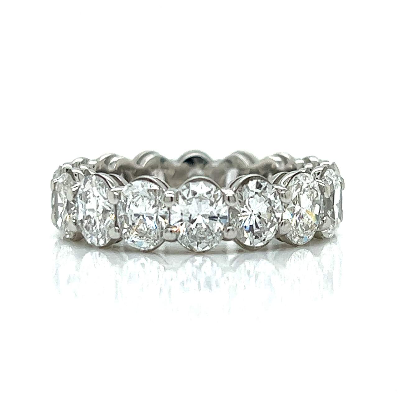 Platinum 7.90 Ct. Diamond Eternity Band