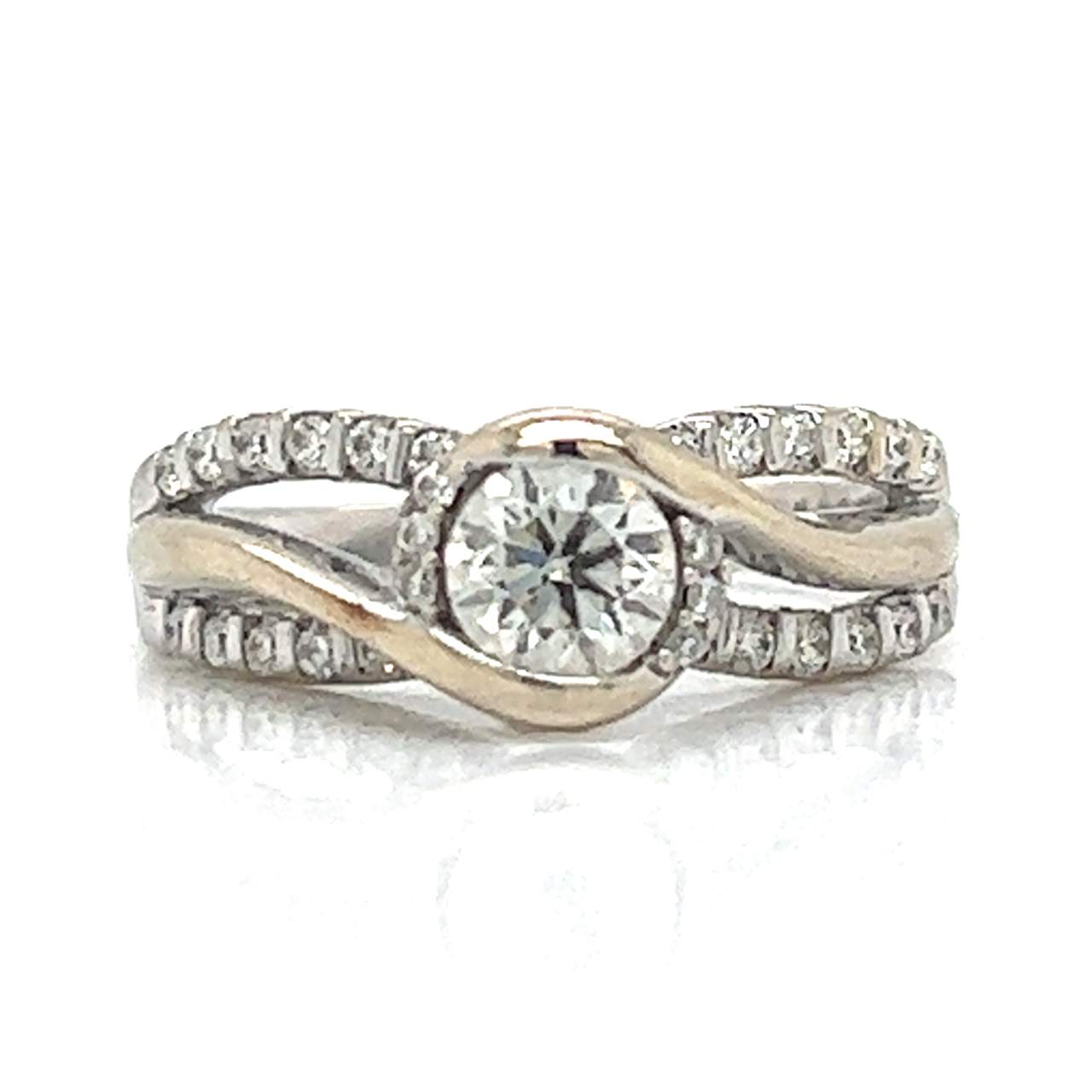 SIRENA 14K White Gold 0.70 Ct. Diamond Ring