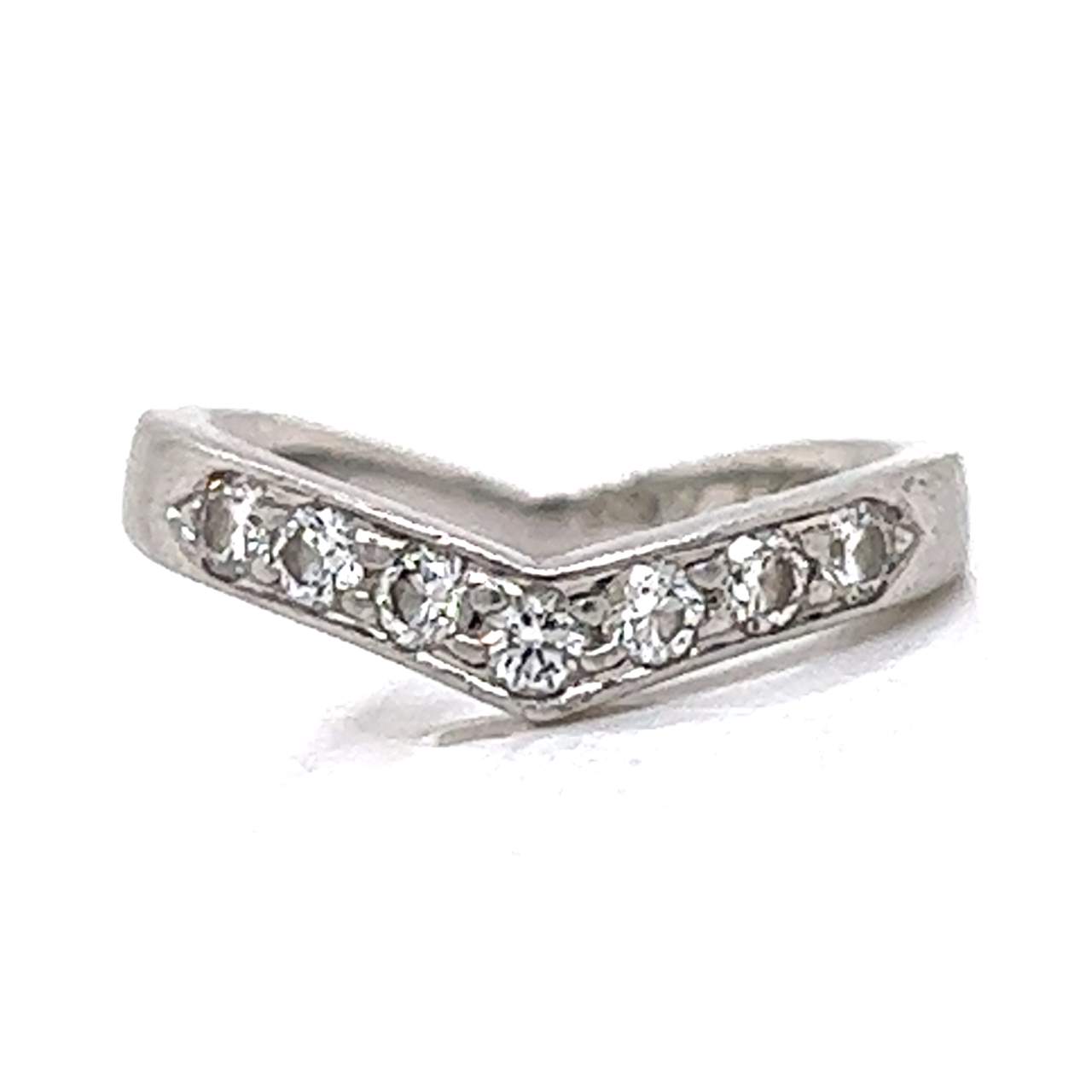 TIFFANY & CO. Platinum Diamond Anniversary Ring