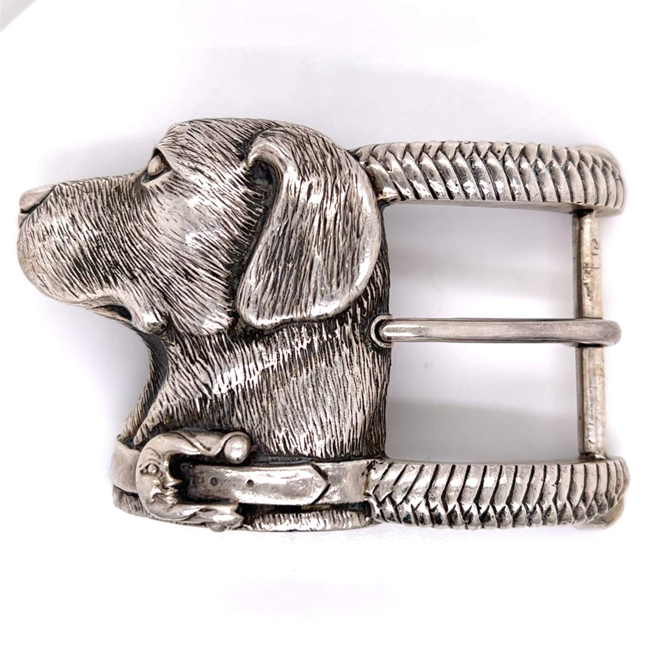 Kieselstein-cord Sterling Silver Dog Belt Buckle
