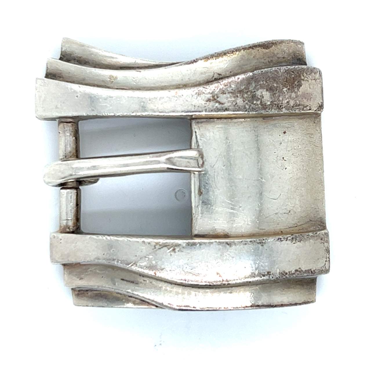 Kiseselstein-Cord Sterling Silver Belt Buckle