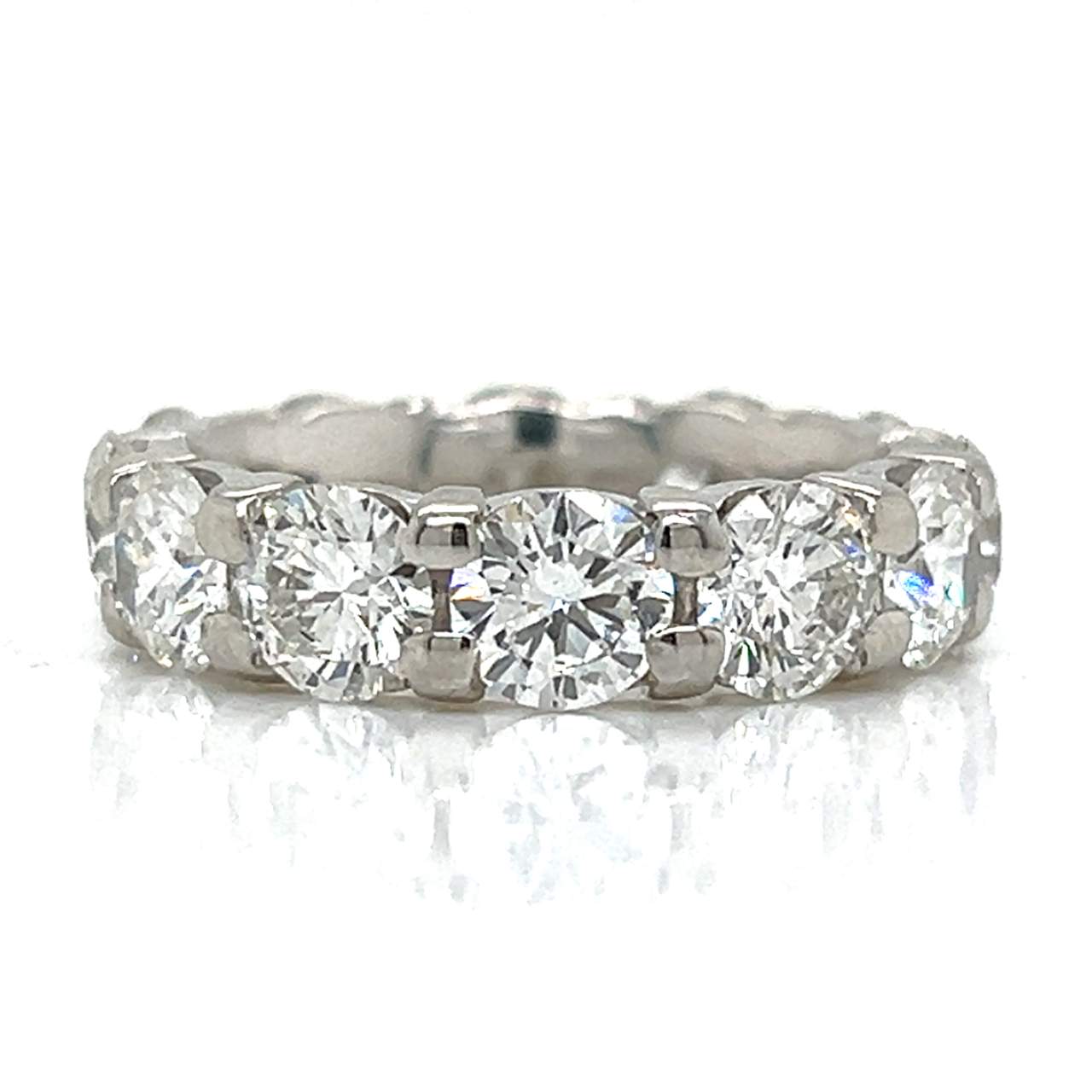 Platinum 6.50 Ct. Diamond Eternity Band