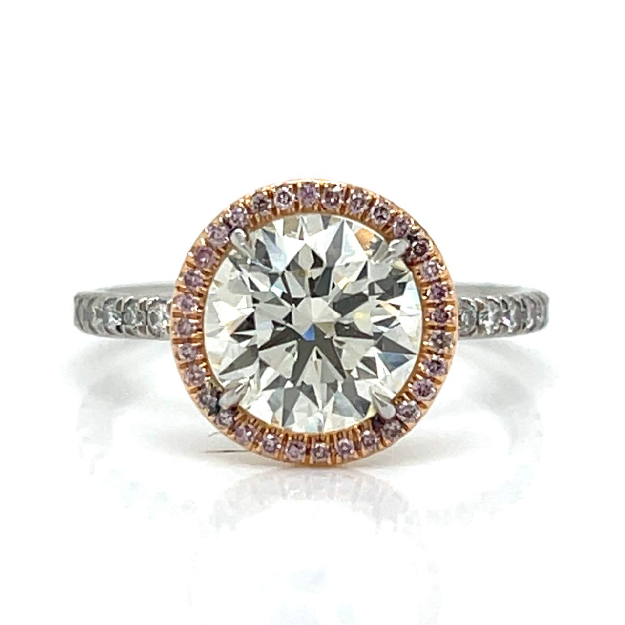 Platinum AGS Certified 2.00 Ct. Diamond Ring