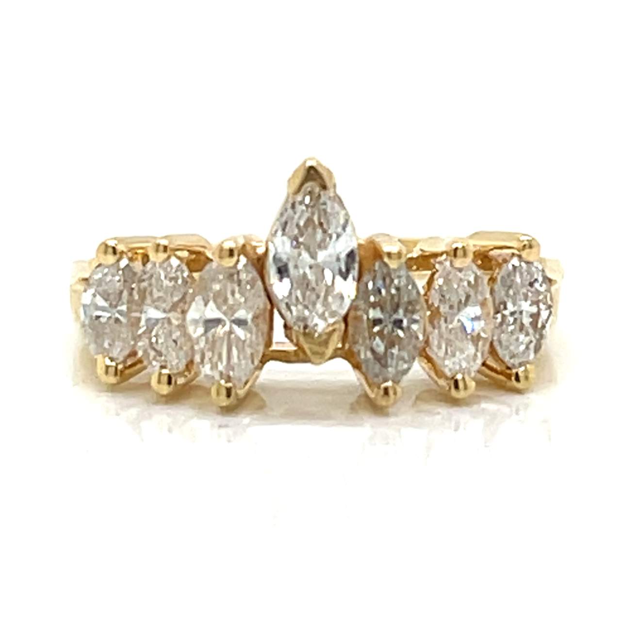 14K Yellow Gold 0.95 Ct. Diamond Ring