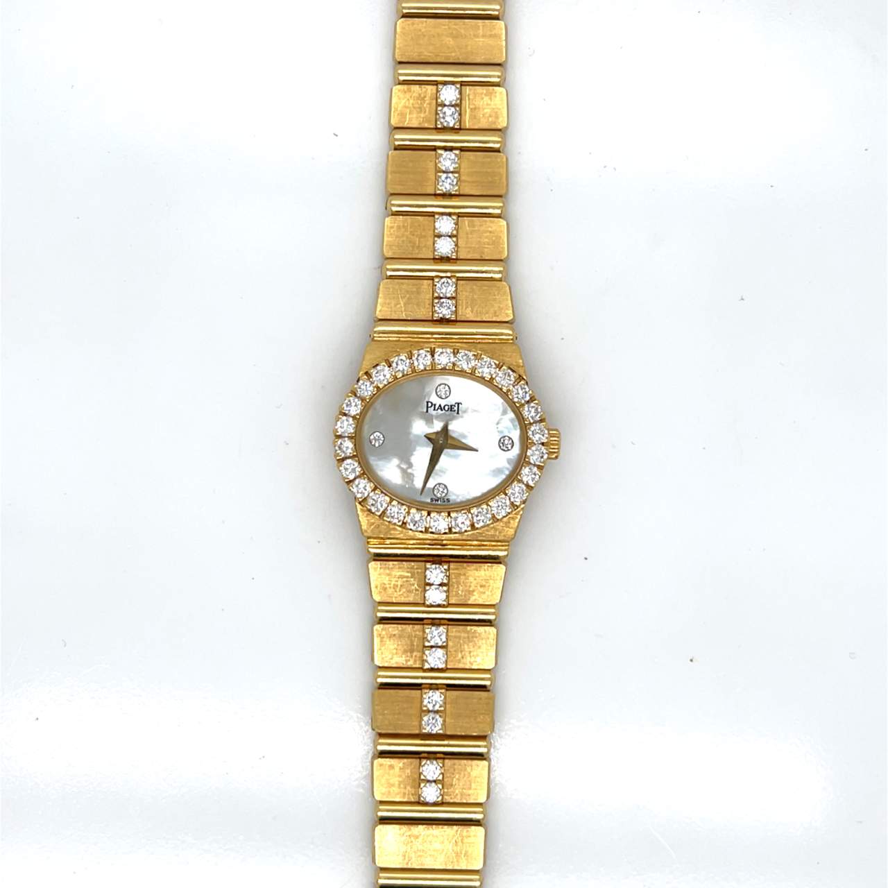 PIAGET 18K Yellow Gold Ladies Diamond Watch
