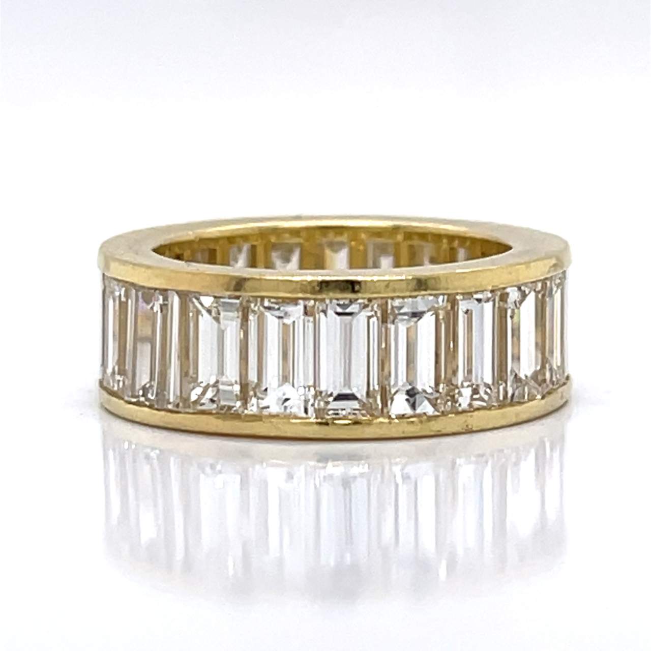 18K Yellow Gold 10.00 Ct. Diamond Eternity Band