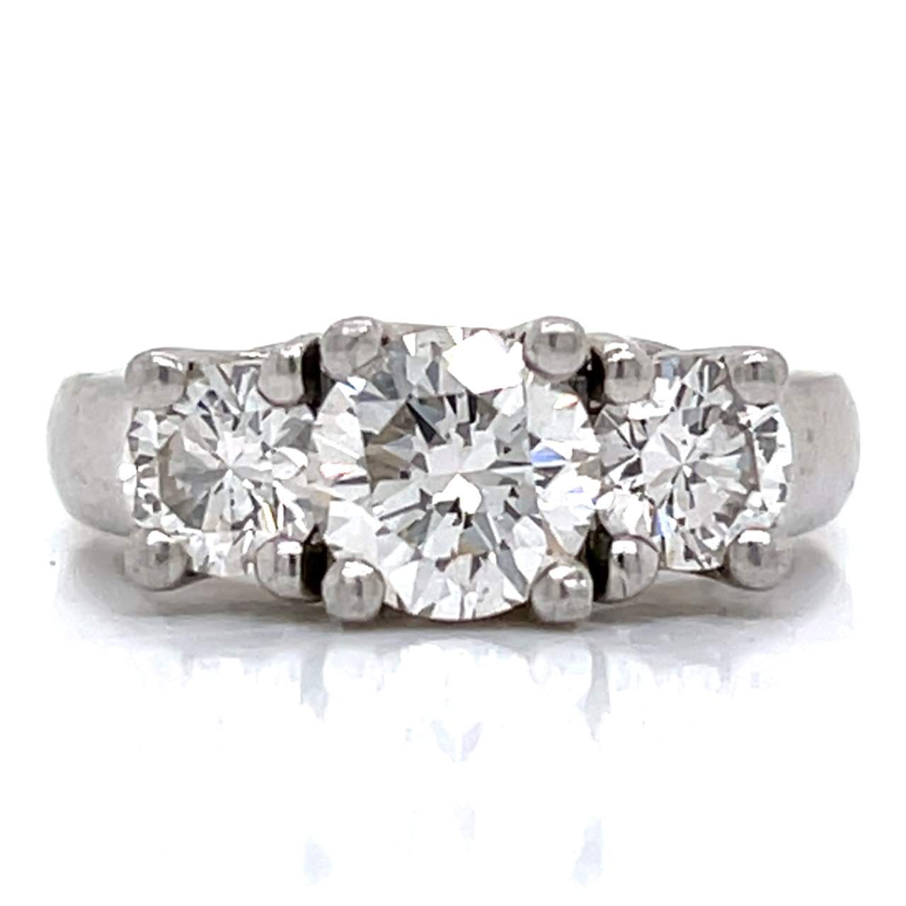 Platinum 2.09 Ct. Diamond Ring