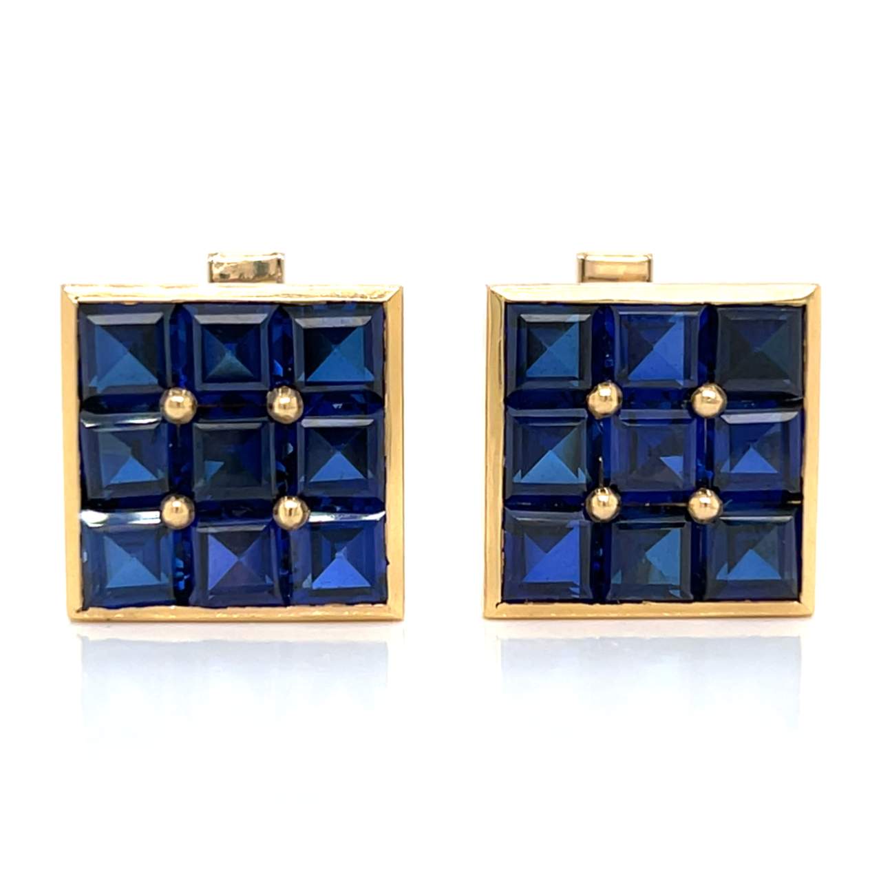 18K & 14K Yellow Gold Cufflinks