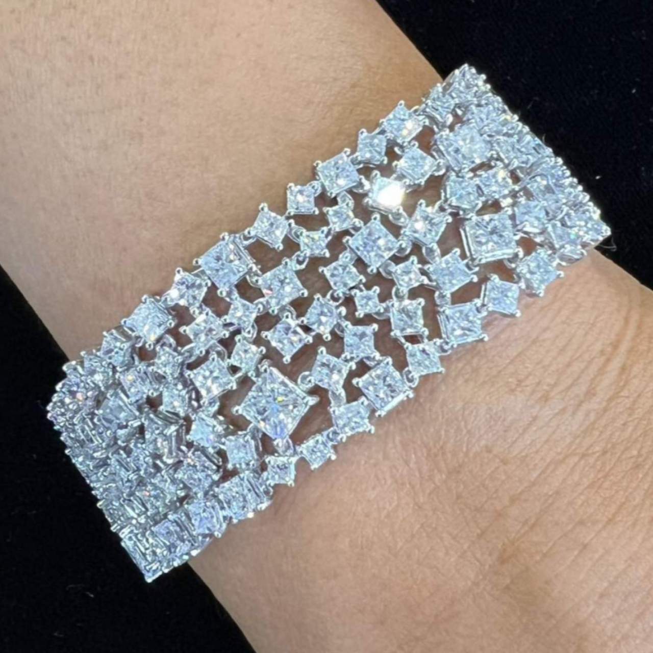 Platinum 46.75 Ct. Diamond Bracelet