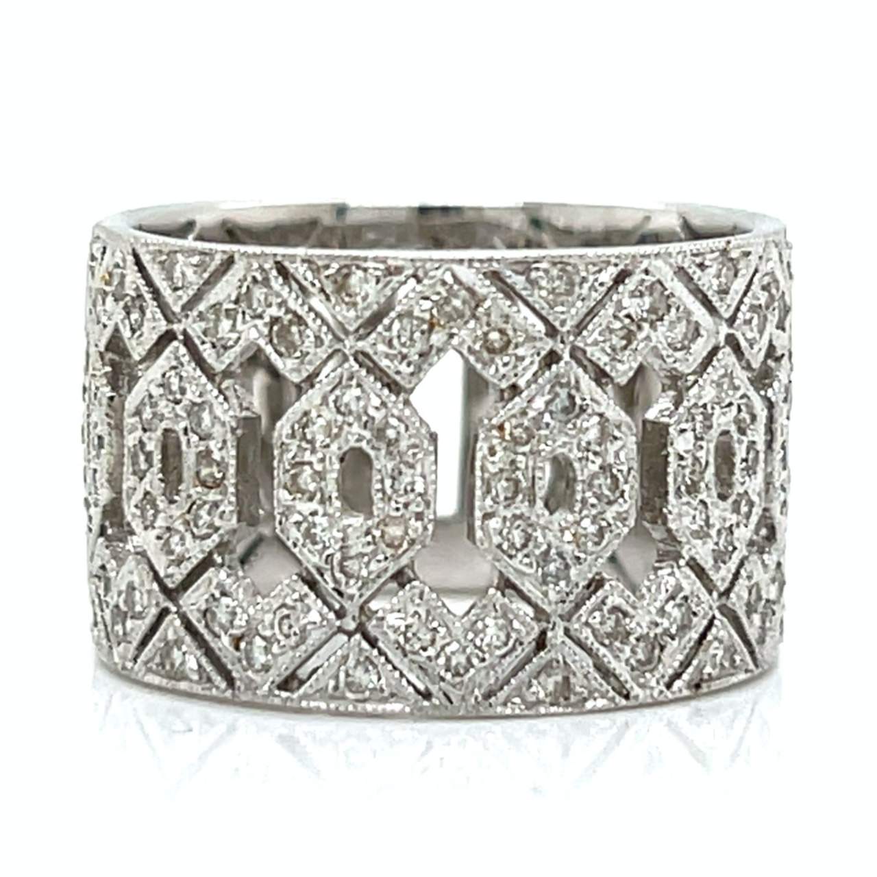 18K White Gold 1.00 Ct. Diamond Ring