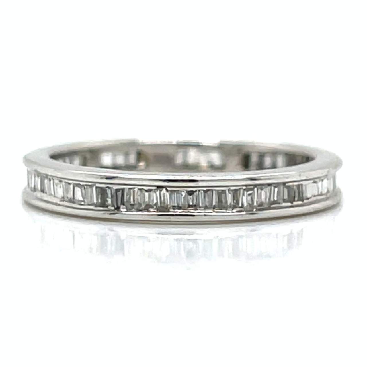 18K White Gold 1.00 Ct. Diamond Eternity Band