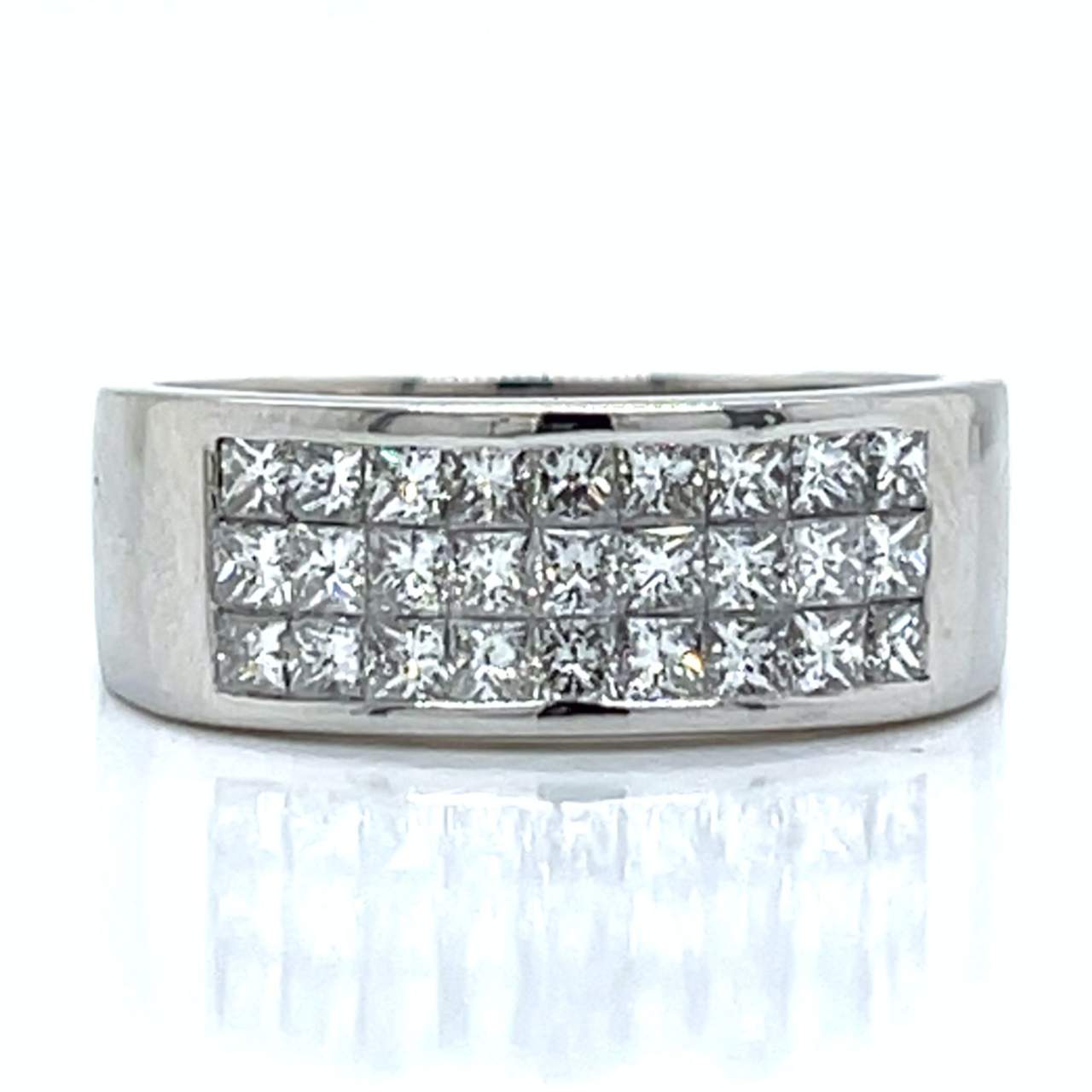 Platinum 2.15 Ct. Diamond Band