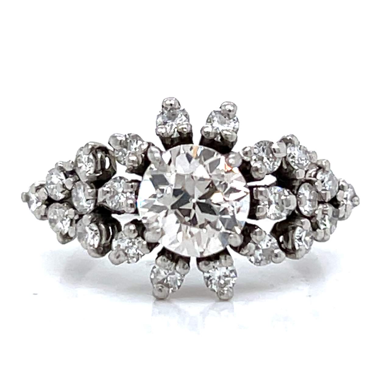 Art Deco Platinum 1.35 Ct. Diamond Ring