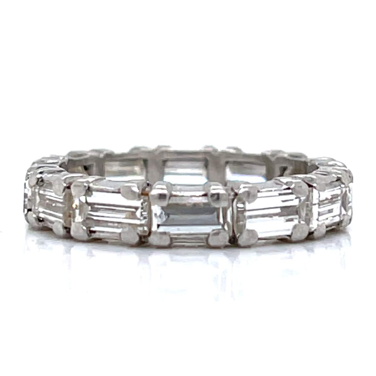 Art Deco Platinum 2.50 Ct. Diamond Eternity Band