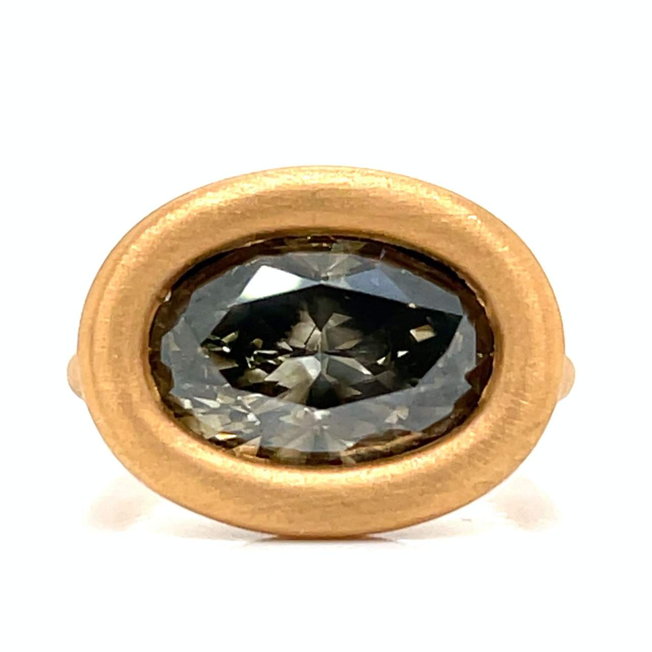 ROBERTO COIN 20K Rose Gold 4.50 Ct. Fancy Diamond Ring