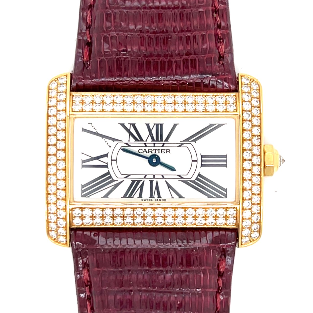 CARTIER 18K Yellow Gold Ladies TANK DIVAN