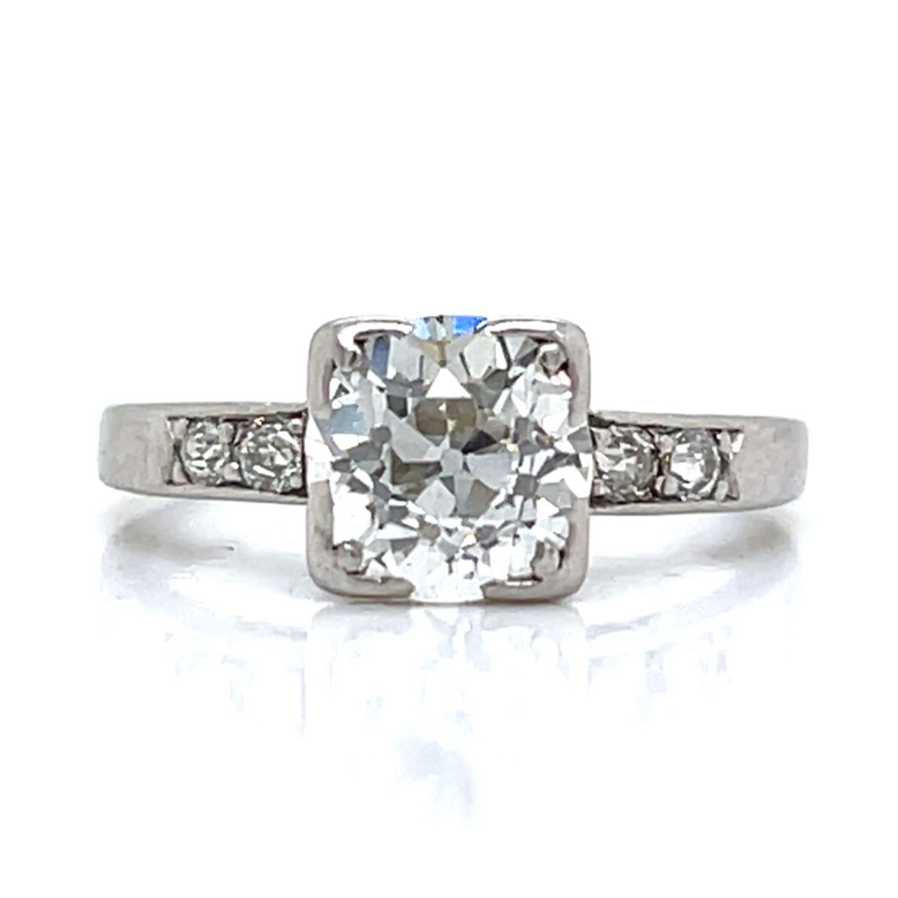 Art Deco Platinum 1.50 Ct. Diamond Ring