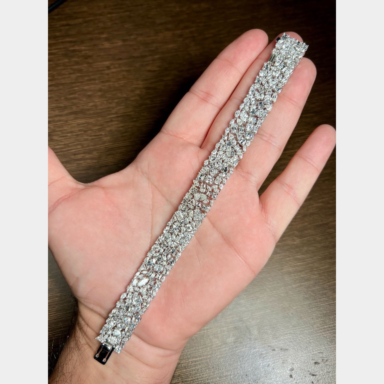 Platinum 27.29 Ct. Diamond Bracelet