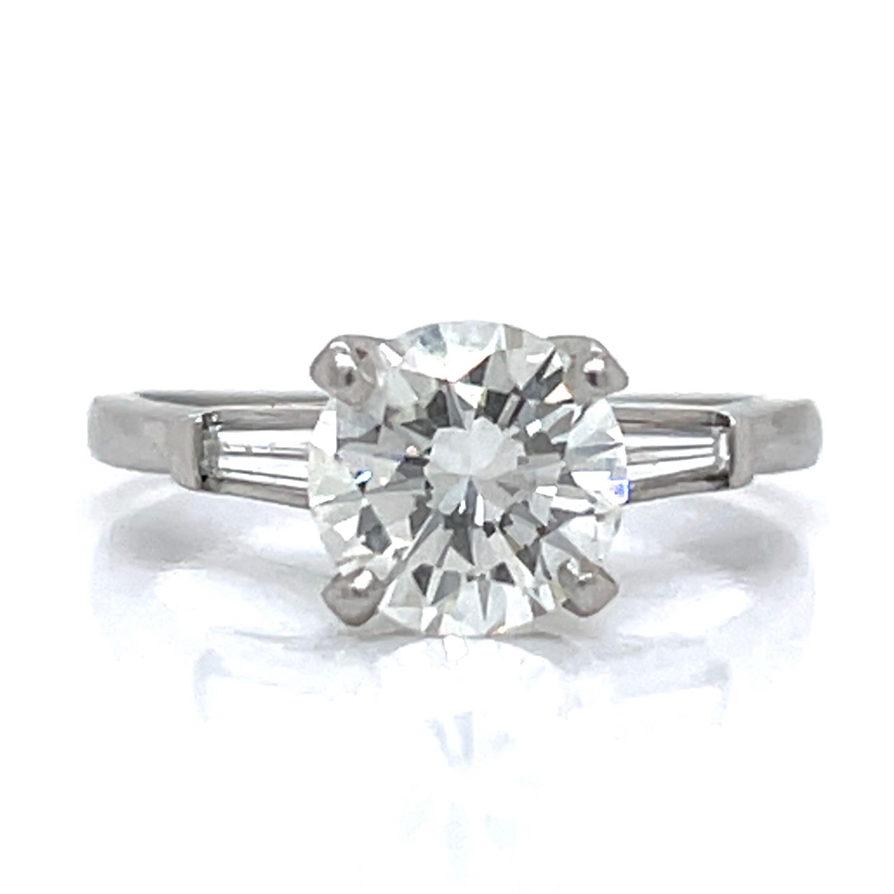 1950’s Platinum 1.60 Ct. Diamond Engagement Ring