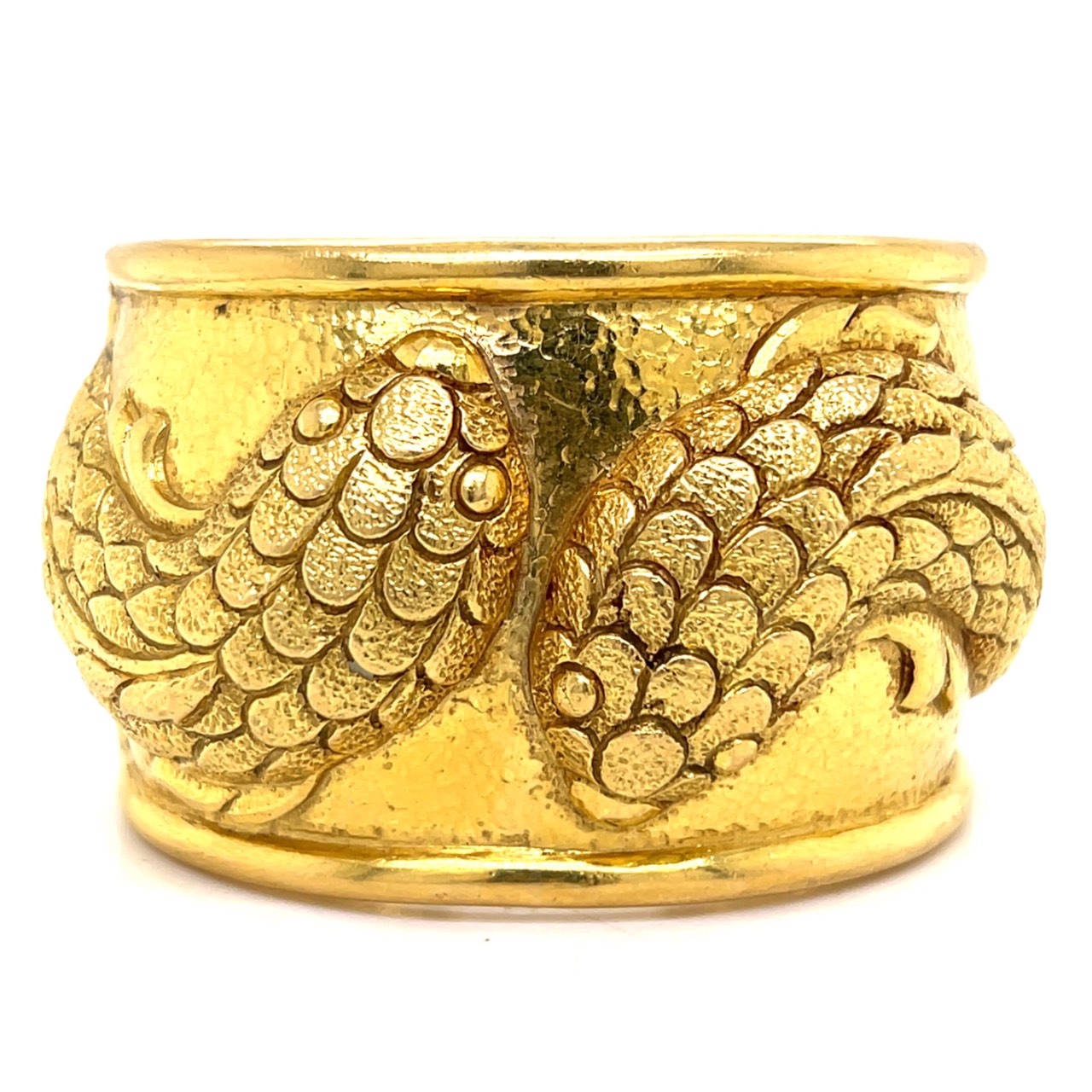 DAVID WEBB 18K Yellow Gold Bangle