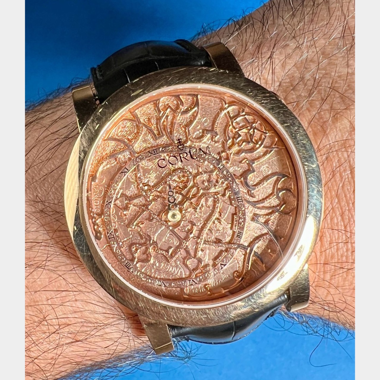 CORUM 18K Yellow Gold 42mm Watch